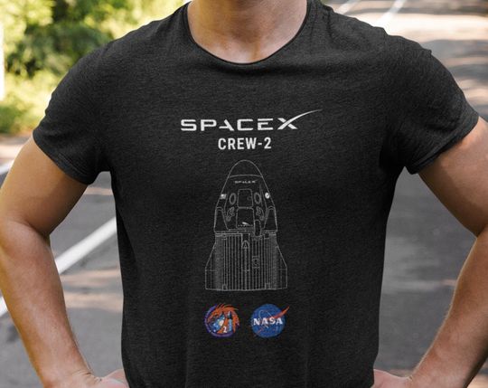 Discover SpaceX Crew-2 T-Shirt | NASA Crew Mission Shirt