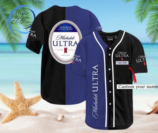 Discover Customized Michelob Ultra Baseball Jersey