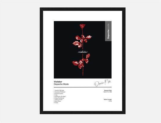 Discover Violator Depeche Mode Poster