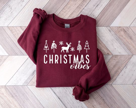 Discover Christmas Vibes Sweatshirt