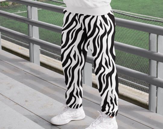 Discover Zebra Stripe Athletic Joggers