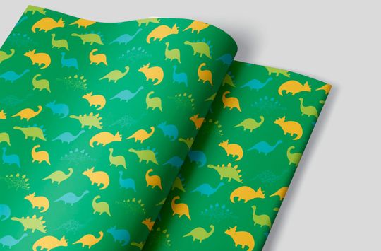 Discover Dinosaur Wrapping Paper