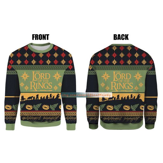 Discover The LOTR Ugly Christmas Sweater