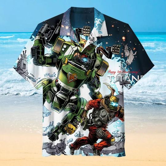 Discover Titan Fall Video Game Hawaiian Shirt