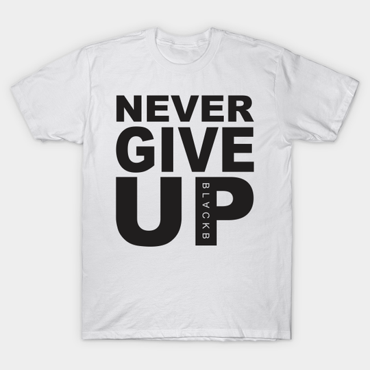 Discover Mo Salah Never Give Up Black - Mo Salah - T-Shirt