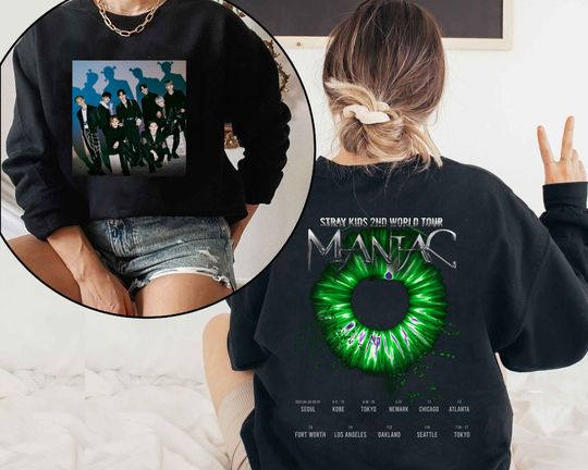 Discover STRAY KIDS Maniac world tour 2022 Sweatshirt, Straykids Sweatshirt