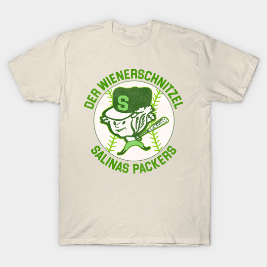 Discover Der Wienerschnitzel ● Salinas Packers Vintage Defunct Baseball - Baseball - T-Shirt