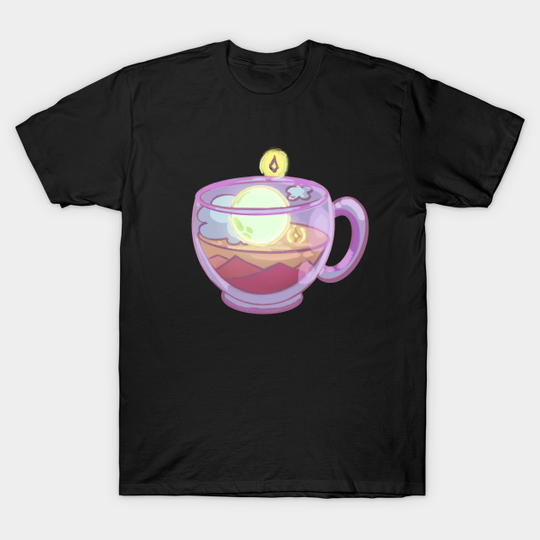 Discover a cup of night - Tea Cup - T-Shirt