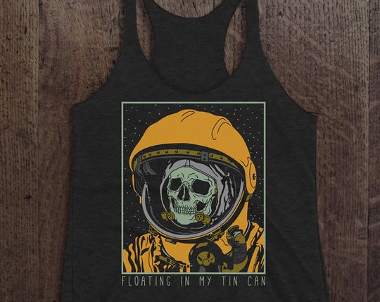 Discover MAJOR TOM  Tri-Blend Racerback Tank Top