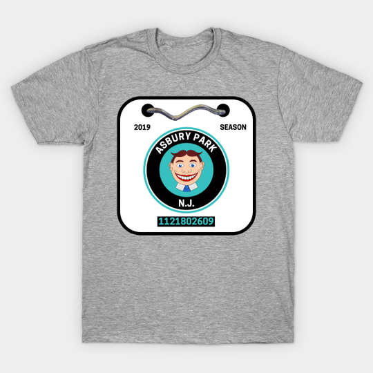 Discover Asbury Park New Jersey Beach Badge - Asbury Park New Jersey - T-Shirt