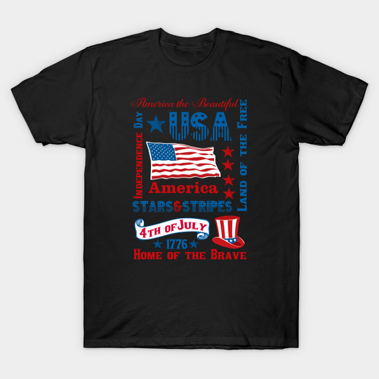 Discover Subway art America - America - T-Shirt