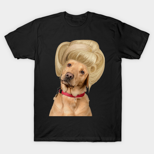Discover Dogs In Wigs - Dog Face Funny - T-Shirt