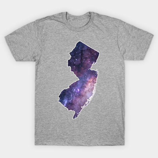 Discover New Jersey Stars - New Jersey - T-Shirt