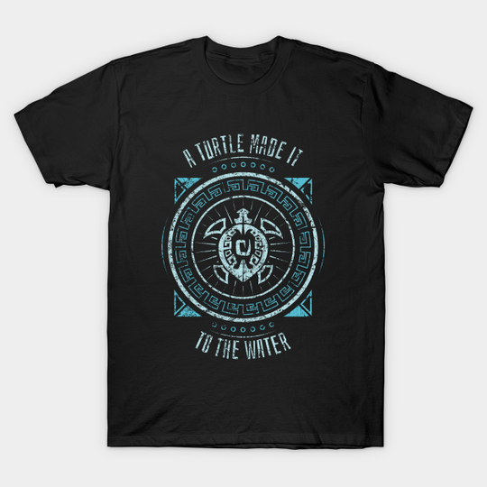 Discover WoW A Turtle Made It To The Water - Wow Turtle - T-Shirt