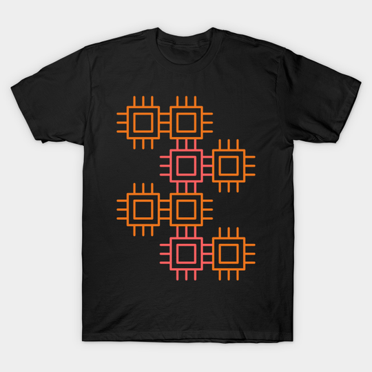 Discover circuit grid - Circuit - T-Shirt