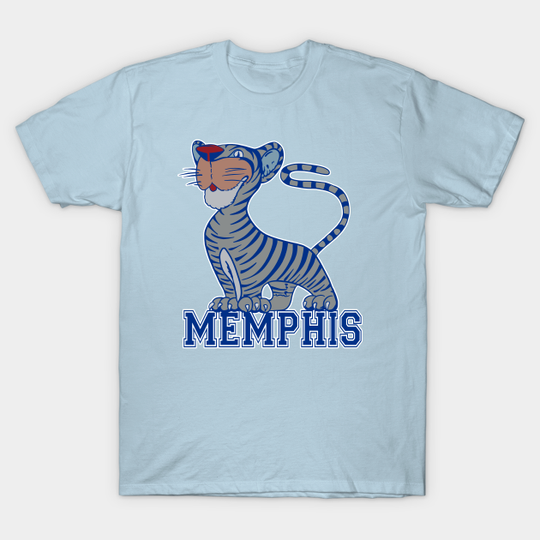 Discover Vintage Memphis Mascot - Tom the Tiger - Memphis - T-Shirt