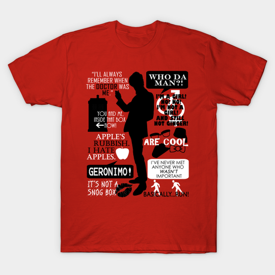 Discover Doctor Who Eleventh Doctor Quotes T-Shirt