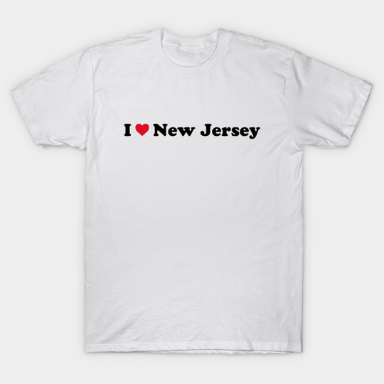 Discover I Love New Jersey - I Love New Jersey - T-Shirt