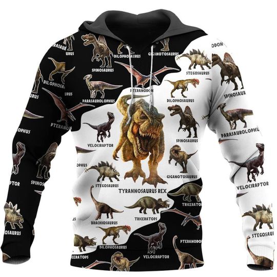 Discover Dinosaur 3D Hoodie