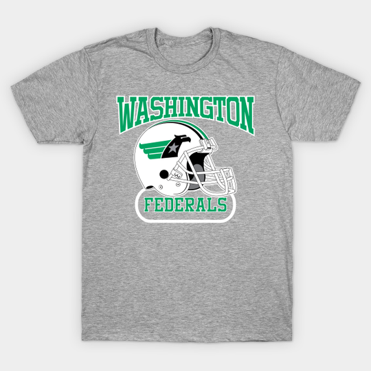 Discover Washington Federals Helmet - Usfl - T-Shirt