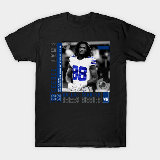 Discover CeeDee Lamb Football Edit Tapestries Cowboys - Ceedee Lamb - T-Shirt