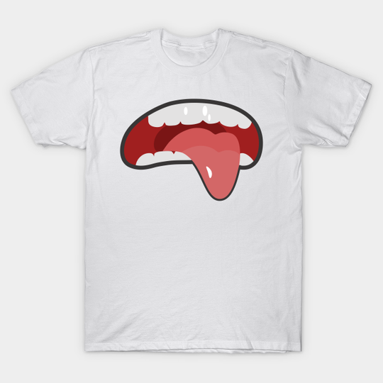 Discover Cartoon Mouths Face - Face Mask Cartoon - T-Shirt