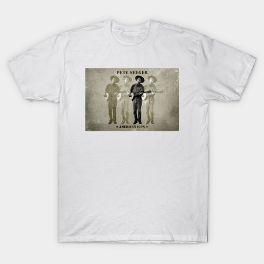 Discover Pete Seeger - American Icon - Pete Seeger - T-Shirt
