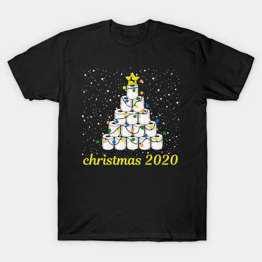 Discover Christmas 2020 I Christmas Tree Toilet Paper - Toilet Paper Christmas Tree Masks - T-Shirt