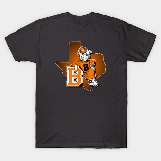 Discover Burbank High School (San Antonio, Texas) Vintage Bulldog mascot - Burbank High School - T-Shirt
