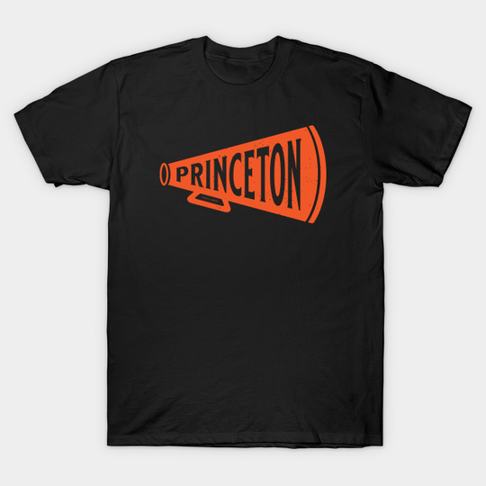 Discover Vintage Megaphone - Princeton Tigers (Orange Princeton Wordmark) - Princeton - T-Shirt