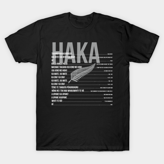 Discover Haka Translation - All Blacks Rugby - T-Shirt