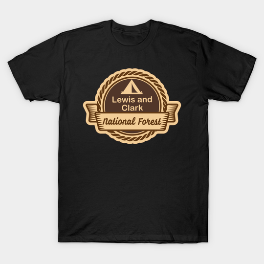 Discover Lewis and Clark National Forest (BB) - Lewis And Clark National Forest - T-Shirt