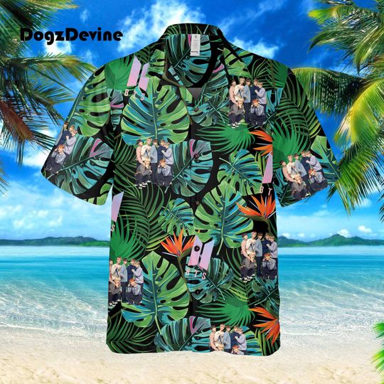 Discover BTS Band Hawaiian Shirt
