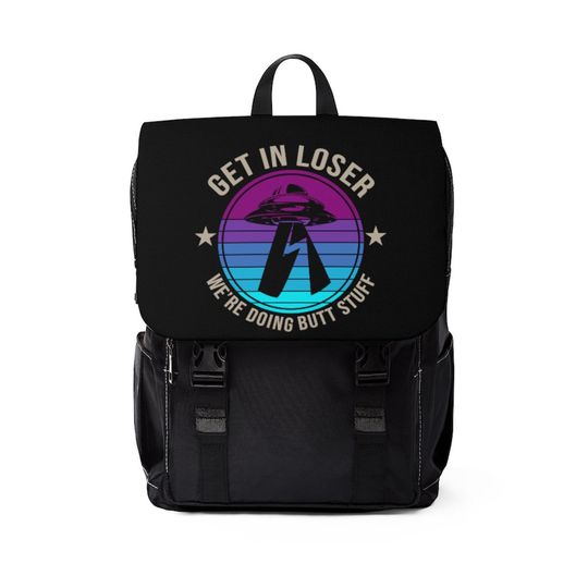 Discover UFO Alien Backpack Unisex Casual Shoulder Backpack