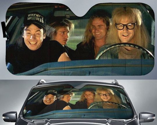 Discover Wayne's World Car Auto Sun Shade
