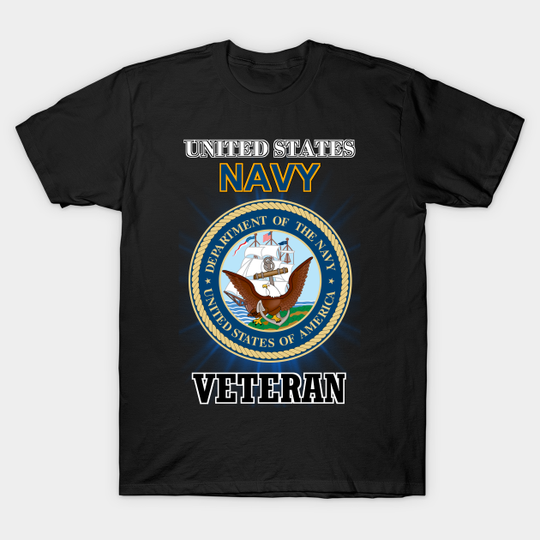 Discover United States Navy Veteran - Us Navy Veteran - T-Shirt