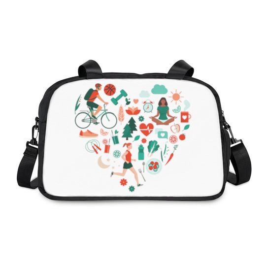 Discover Stronger Than Yesterday Fitness Handbag