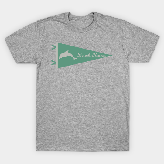 Discover Vintage Beach Haven New Jersey Pennant T-Shirt - Beach Haven New Jersey - T-Shirt