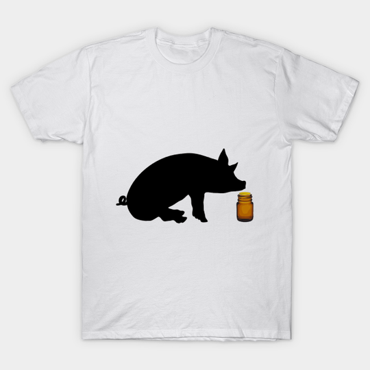 Discover Funny Men T-Shirt - Little Brown Bottle Popper Design