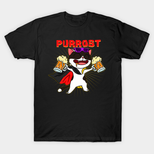 Discover Purrost Cat - Fun Cat Design T-Shirt