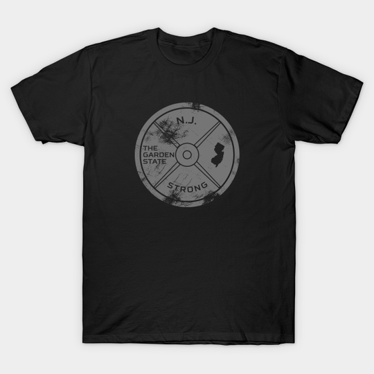 Discover New Jersey Strong Weight Textured - New Jersey Strong - T-Shirt