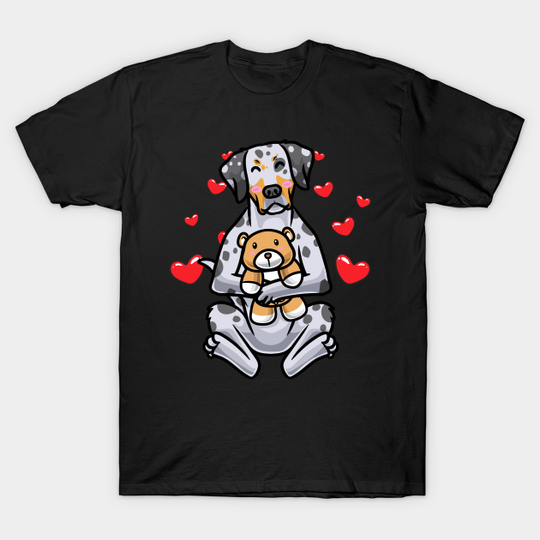 Discover Louisiana Catahoula Leopard Dog With - Catahoula Bulldog - T-Shirt