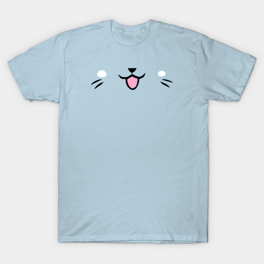 Discover Cute Kitty Cat Face - Cool Face Mask - T-Shirt