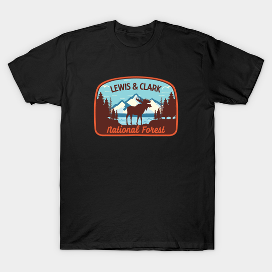 Discover Lewis & Clark National Forest - Lewis Clark National Forest - T-Shirt