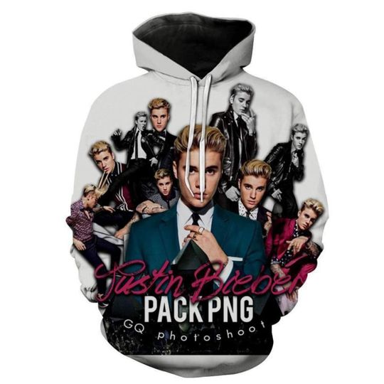 Discover Justin Bieber 3D Full Over Print Hoodie