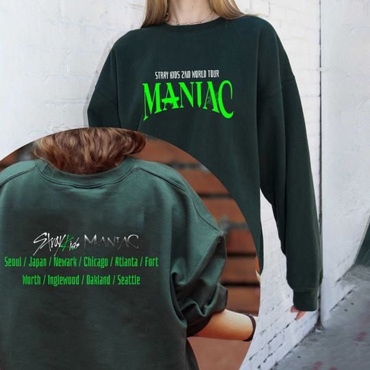 Discover Stray Kids Maniac World Tour 2022 MERCH Sweatshirt