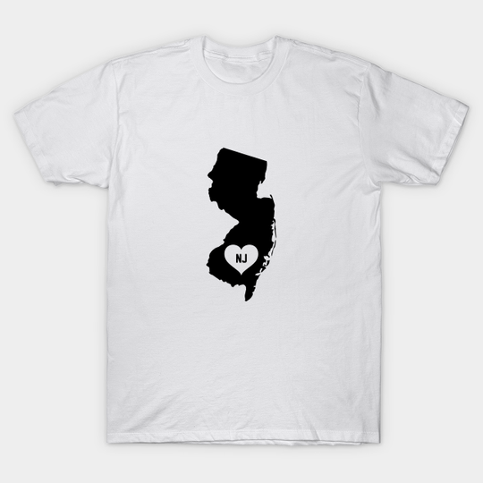 Discover New Jersey Love - New Jersey - T-Shirt