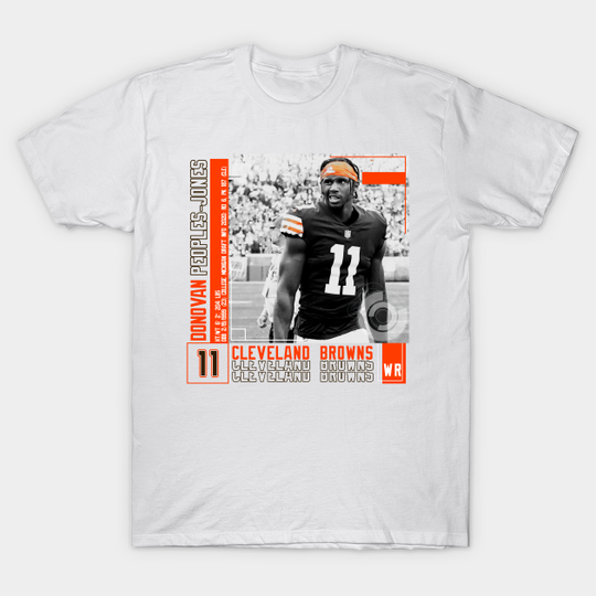 Discover Donovan Peoples-Jones Football Edit Tapestries Browns - Donovan Peoples Jones - T-Shirt