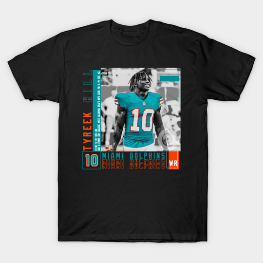 Discover Tyreek Hill Football Edit Tapestries Dolphins - Tyreek Hill - T-Shirt