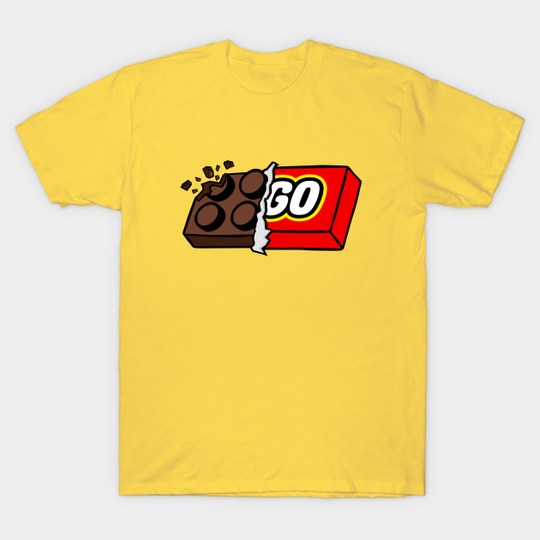 Discover Chocolate Bar - Brick Chocolate High Fat Bar - T-Shirt